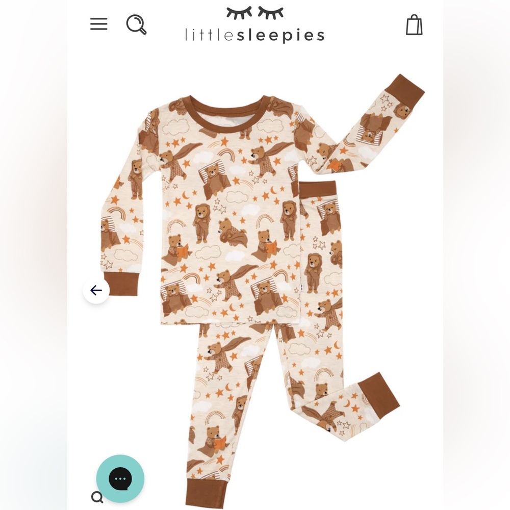 Little Sleepies Beary Sleepy Two-Piece Pajama Set